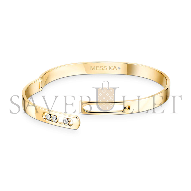 MESSIKA MOVE NOA BANGLE YELLOW GOLD DIAMOND BRACELET 06368 